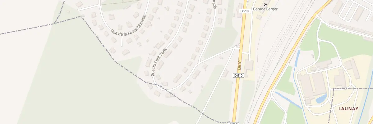 Plan du 50 Rue du Petit Paris à Château-Renault