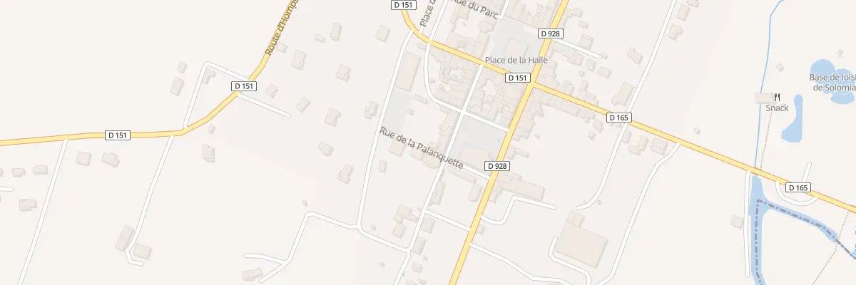 Plan du 2 Rue de la Palanquette à Solomiac