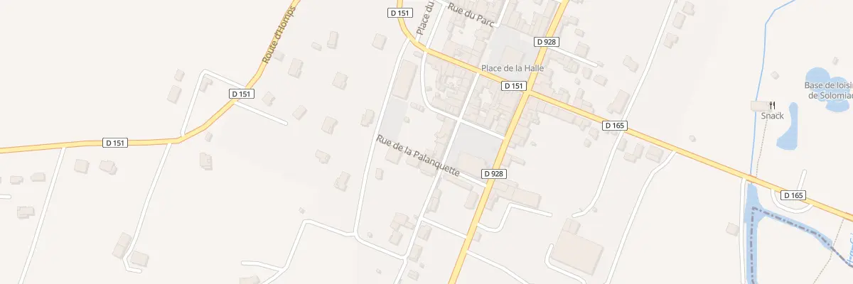 Plan du 3 Pl de l’Eglise à Solomiac