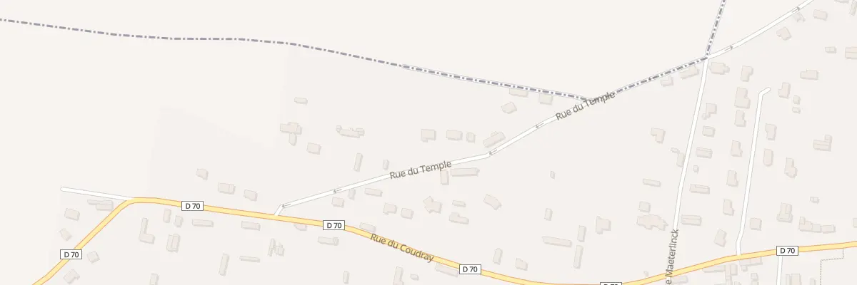 Plan du 493 Rue du Temple à Gruchet-Saint-Siméon