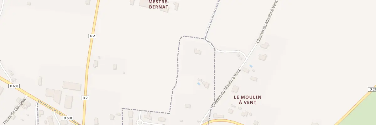 Plan du 10B La Douele-Nord à Monpazier