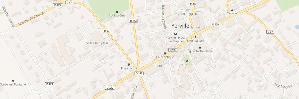 Plan du 1 Rue Jacques Ferny à Yerville