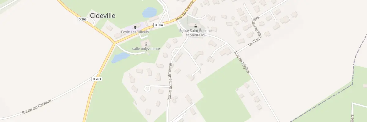 Plan du 43 Rte de Neufmesnil à Cideville