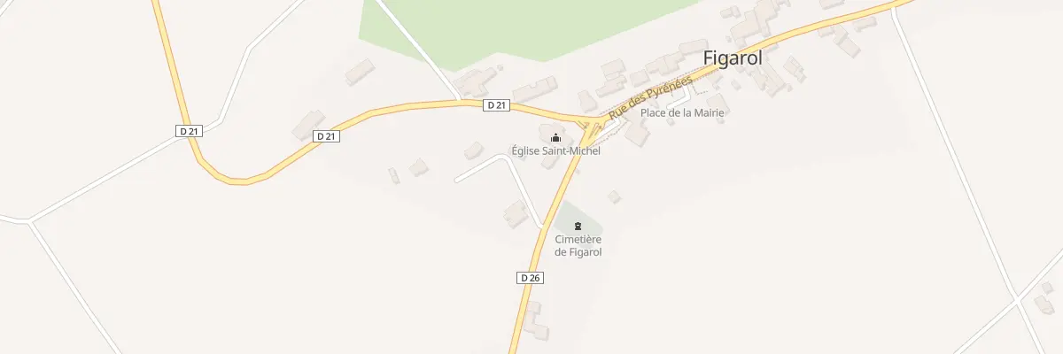 Plan du 4 Imp derrière l’Église à Figarol