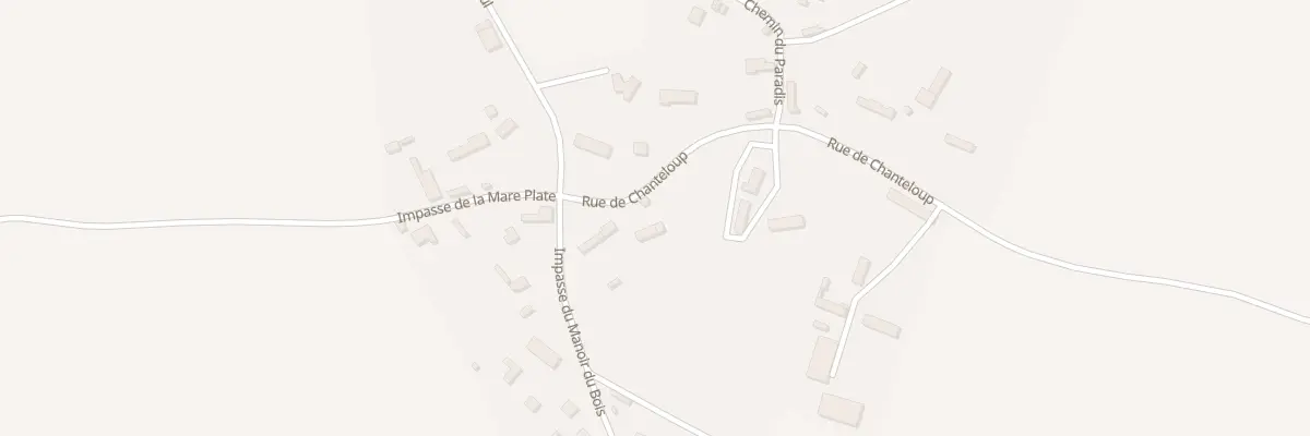 Plan du 4 Rue de Chanteloup à Tilleul-Dame-Agnès