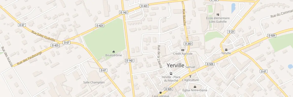 Plan du 12 Rue de la Ferme à Yerville