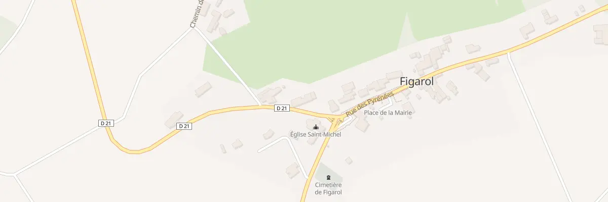 Plan du 4 Rte de Saint Gaudens à Figarol
