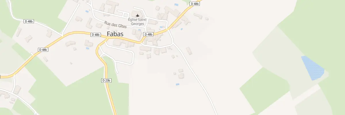 Plan du 22 Le Village à Fabas