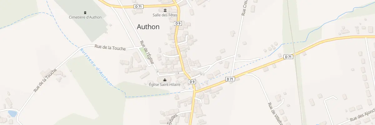Plan du 20 Rue du Maine à Authon