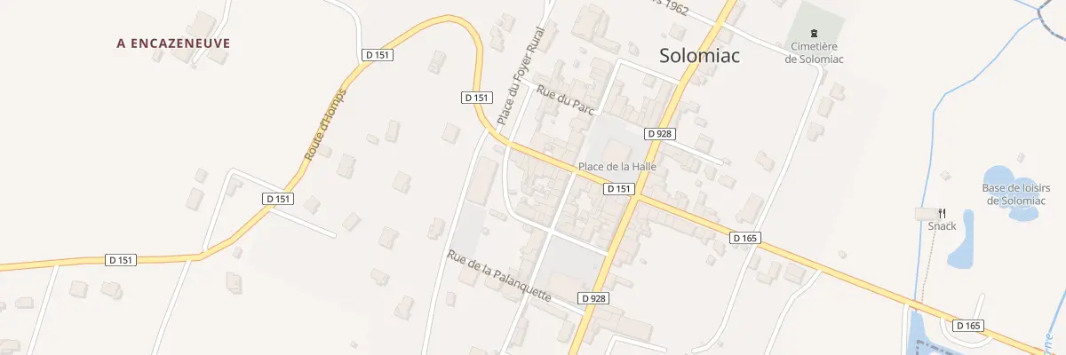 Plan du 9 Rue d’Homps à Solomiac