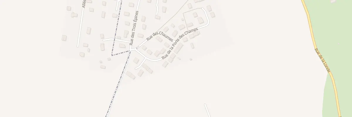 Plan du 10 Rue de la Porte des Champs à Caumont