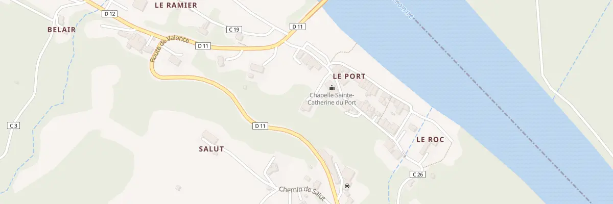 Plan du 14 Esp du Port à Auvillar