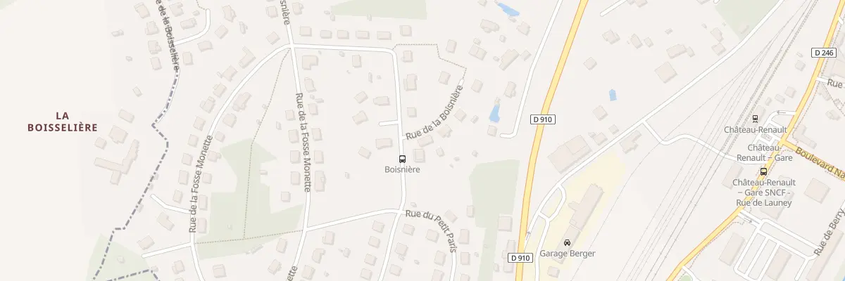 Plan du 22B Rue de la Boisnière à Château-Renault