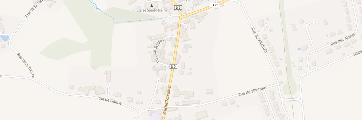 Plan du 19 Rue de Touraine à Authon
