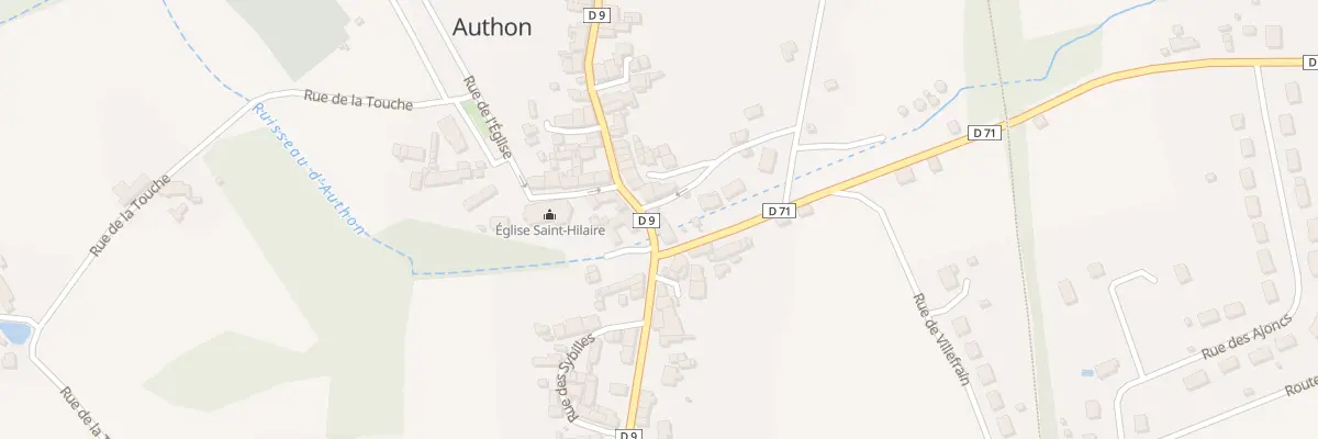 Plan du 4 Rue du Maine à Authon