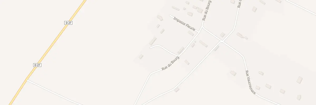 Plan du 50 Rue du Bourg à Gonnetot