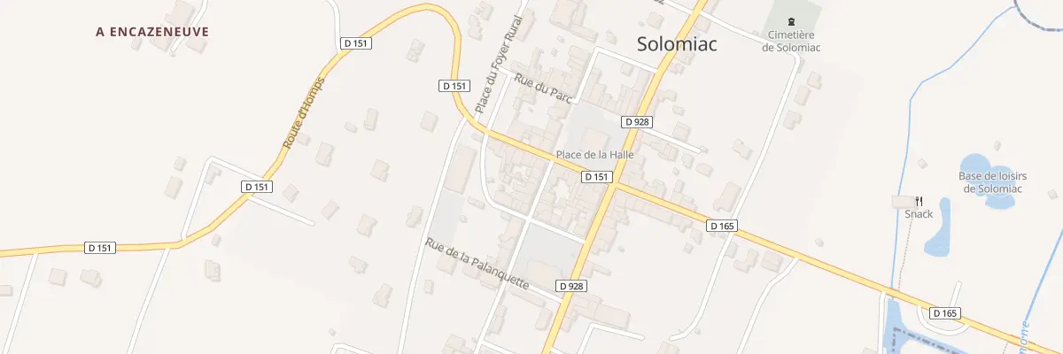 Plan du 5022 Rue Centrale à Solomiac