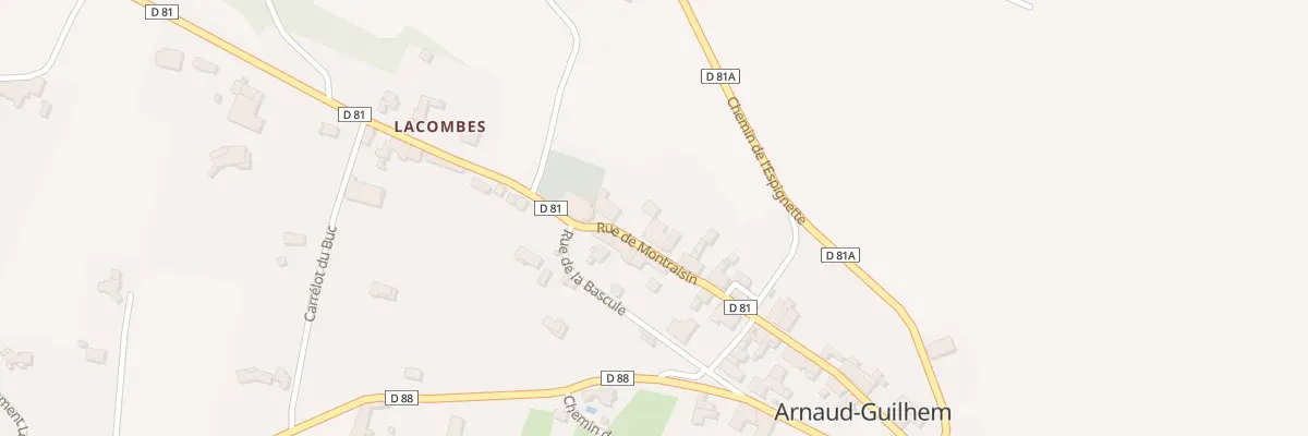 Plan du 34 Village à Arnaud-Guilhem