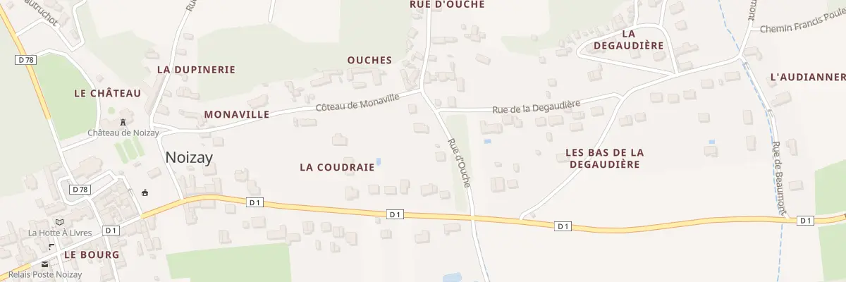Plan du 127 Rue d’Ouches à Noizay