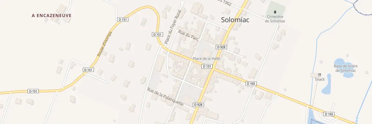 Plan du 3 Rue d’Homps à Solomiac