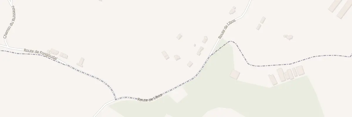 Plan du 1138 Rte de Libos à Monségur