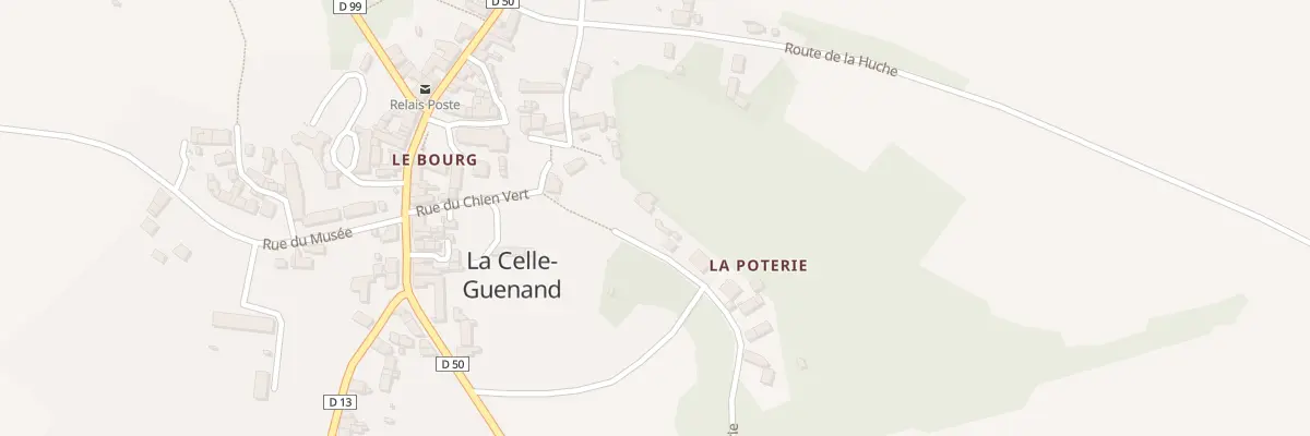 Plan du 12 Rue de la Poterie à La Celle-Guenand