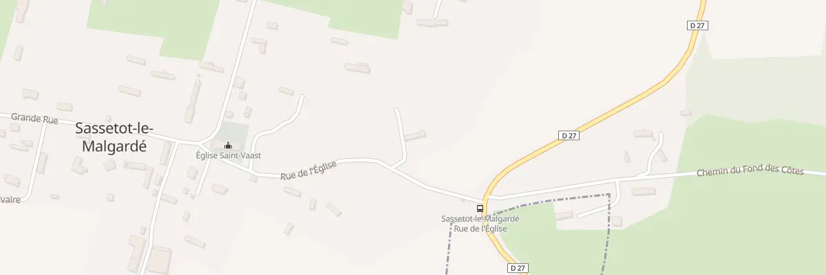 Plan du 2 Imp de la Patte d’Oie à Sassetot-le-Malgardé