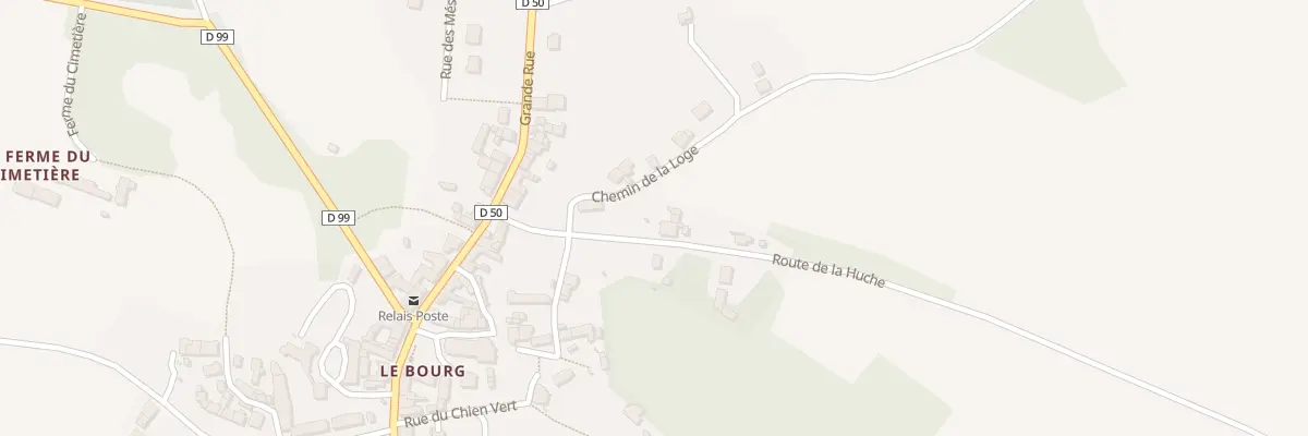 Plan du 1 Rte de la Huche à La Celle-Guenand