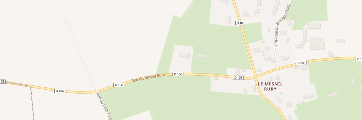 Plan du 221 Rue du Mesnil Rury au Torp-Mesnil
