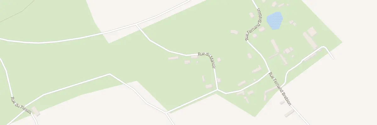 Plan du 2 Rue du Manoir à Breteuil