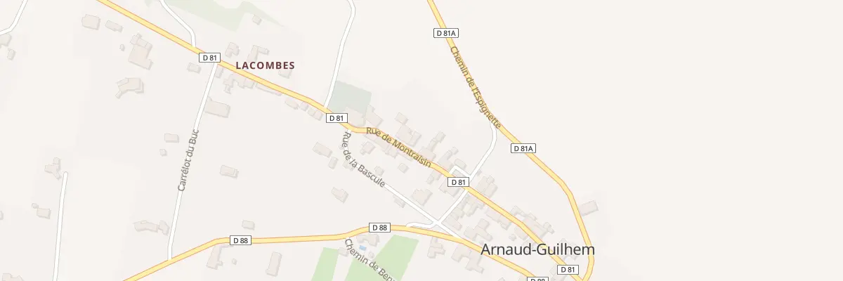 Plan du 35 Village à Arnaud-Guilhem