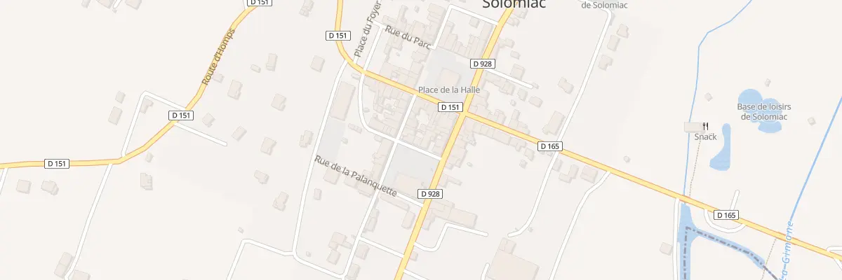 Plan du 6 Pl de l’Eglise à Solomiac