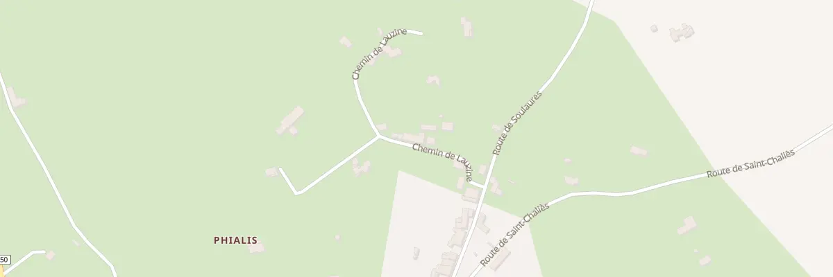 Plan du 112 Che de Lauzine à Lacapelle-Biron