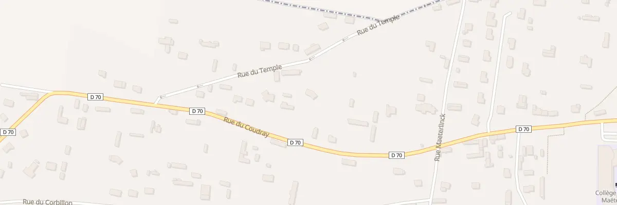 Plan du 437 Rue du Temple à Gruchet-Saint-Siméon