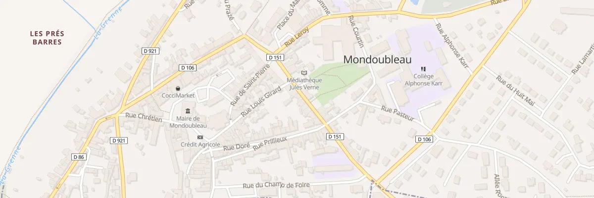 Plan du 5 Rue Saint Denis à Mondoubleau