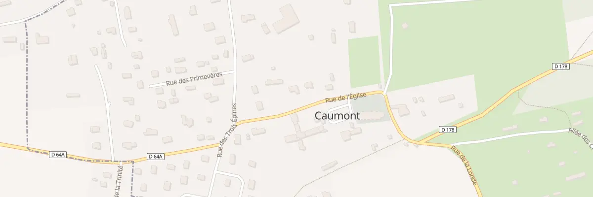 Plan du 22 Rue de l’Église à Caumont