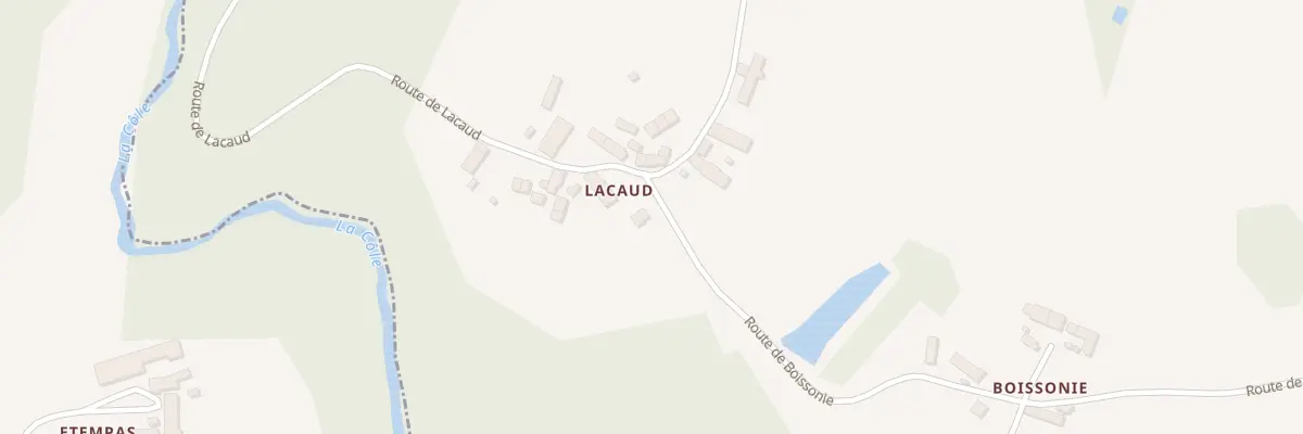 Plan du 431A Lacaud à Mialet