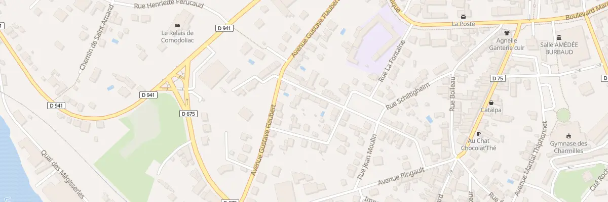 Plan du 2 Rue Amedee Deserces à Saint-Junien