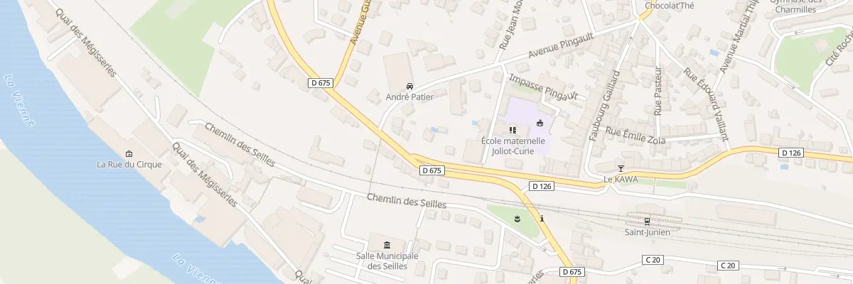 Plan du 5 Av Maryse Bastié à Saint-Junien