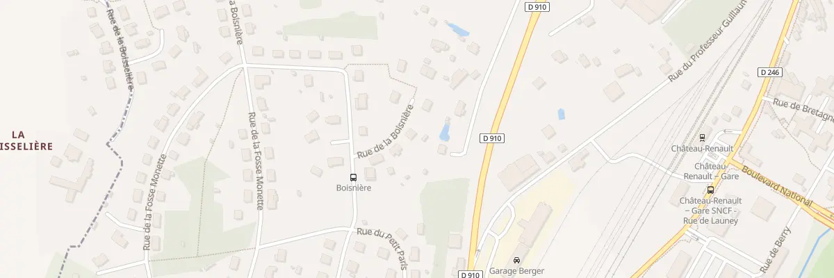 Plan du 26 Rue de la Boisnière à Château-Renault