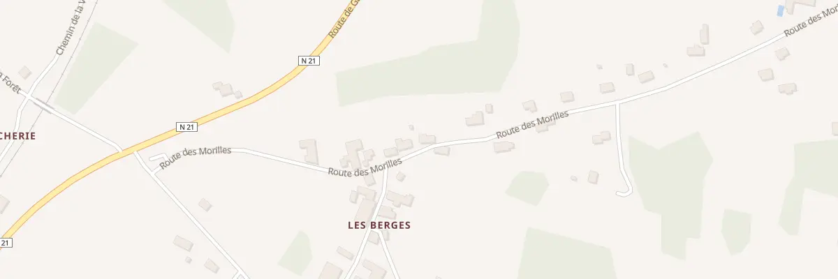 Plan du 1818 Rte des Morilles à Eyzerac
