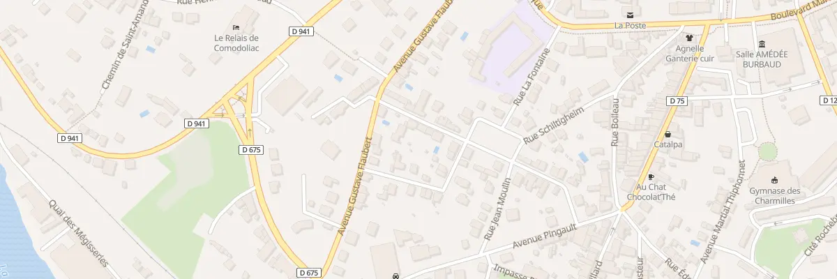 Plan du 4 Rue Amedee Deserces à Saint-Junien