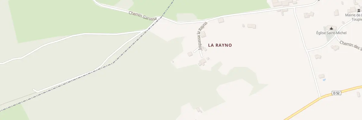 Plan du 45 La Rayno à Laffite-Toupière
