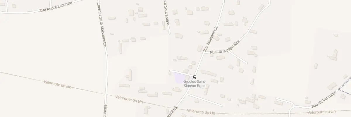 Plan du 842 Rue Maeterlinck à Gruchet-Saint-Siméon