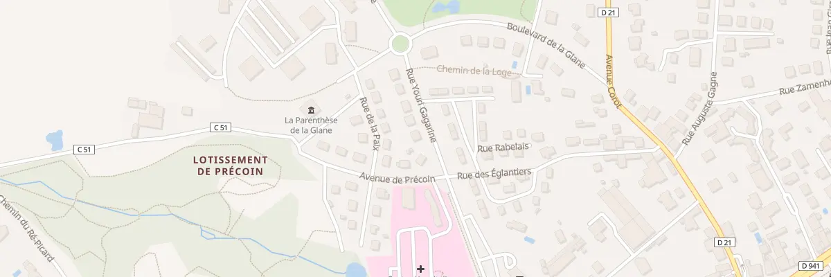 Plan du 23 Rue Youri Gagarine à Saint-Junien