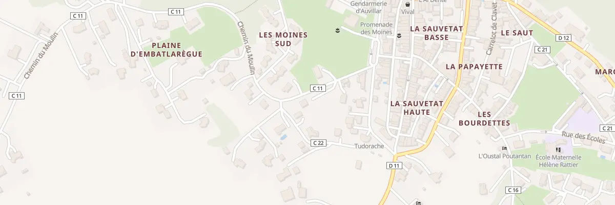 Plan du 5 Che Neuf à Auvillar