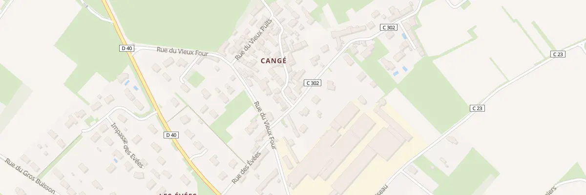 Plan du 2 Rue du Vieux Cangé à Saint-Martin-le-Beau