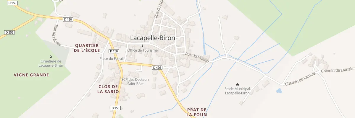 Plan du 11 Rue des Jardins à Lacapelle-Biron