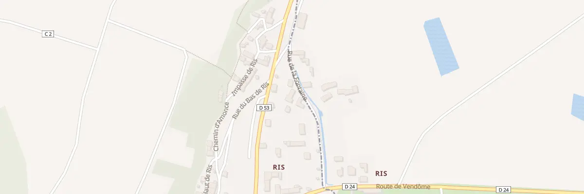 Plan du 5 Rue de la Fontaine aux Roches-l’Évêque