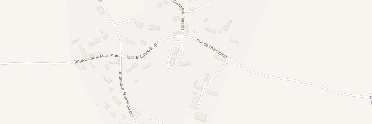 Plan du 6 Rue de Chanteloup à Tilleul-Dame-Agnès